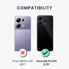 Kwmobile tok Xiaomi Poco M6 Pro 5G-hez, fekete, szilikon, KWM000020MI001C