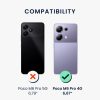 Kwmobile Poco M6 Pro tok, rózsaszín, szilikon, KWM000020MJ001C