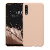 Kwmobile tok Samsung Galaxy A50-hez, krémszínű, szilikon, KWM000009SZ020C