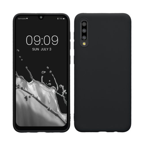 Kwmobile tok Samsung Galaxy A50-hez, sötétkék, szilikon, KWM000009SZ021C