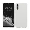 Kwmobile tok Samsung Galaxy A50-hez, fehér, szilikon, KWM000009SZ022C