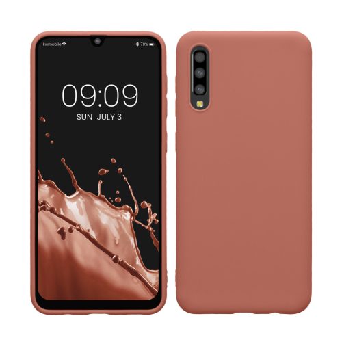 Kwmobile tok Samsung Galaxy A50-hez, rózsaszín, szilikon, KWM000009SZ024C
