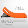 Kwmobile tok Samsung Galaxy S21 készülékhez, narancssárga, szilikon, KWM000012BS040C