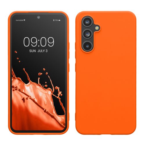 Kwmobile tok Samsung Galaxy A54 5G-hez, narancssárga, szilikon, KWM000018FR031C