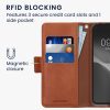 Kwmobile Google Pixel 4a tok, világos rózsaszín/barna, textil/szilikon, KWM000020NP001C