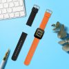 2 db Kwmobile pánt készlet Amazfit Bip 5/GTR 4, fekete/narancs, szilikon, KWM000024YT005C