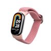 Kwmobile szíj Xiaomi Mi Band 8-hoz, világos rózsaszín, nylon, KWM0000250L005C