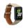 Kwmobile szíj Samsung Galaxy Fit 3 telefonhoz, fehér, természetes bőr, KWM000025GU002C