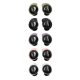 db Kwmobile csúszásgátló készlet Samsung Galaxy Buds FE fejhallgatóhoz, Multicolor, Szilikon, KWM000025HI001C