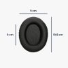 2 db-os Kwmobile fülpárna Kingston HyperX Cloud Stinger 2-höz, fekete, ökobőr, KWM000025HW002C
