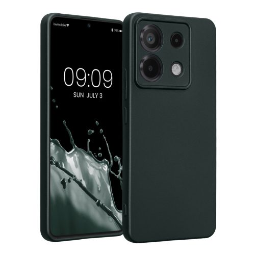 Kwmobile tok Xiaomi Redmi Note 13 Pro 5G-hez, világoszöld, szilikon, KWM000020LE004C