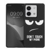 Kwmobile tok Xiaomi Redmi Note 13-hoz, fekete/fehér, szilikon, KWM000020NQ001C