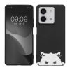 Kwmobile tok Xiaomi Redmi Note 13 készülékhez, fekete/fehér, szilikon, KWM000020NQ002C