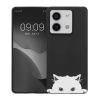 Kwmobile tok Xiaomi Redmi Note 13 készülékhez, fekete/fehér, szilikon, KWM000020NQ002C