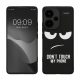 Kwmobile tok Xiaomi Redmi Note 13 Pro Plus 5G-hez, fekete/fehér, szilikon, KWM000020NR001C