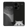 Kwmobile tok Xiaomi Redmi Note 13 Pro Plus 5G-hez, fekete/fehér, szilikon, KWM000020NR002C