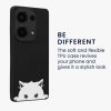 Kwmobile tok Xiaomi Redmi Note 13 Pro készülékhez, fekete/fehér, szilikon, KWM000020NT002C