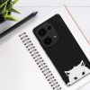 Kwmobile tok Xiaomi Redmi Note 13 Pro készülékhez, fekete/fehér, szilikon, KWM000020NT002C