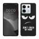 Kwmobile tok Xiaomi Redmi Note 13 Pro 5G-hez, fekete/fehér, szilikon, KWM000020NU001C