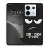Kwmobile tok Xiaomi Redmi Note 13 Pro 5G-hez, fekete/fehér, szilikon, KWM000020NU001C