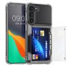 Kwmobile kártyatartós tok Samsung Galaxy S23 Plus készülékhez, átlátszó, műanyag, KWM000021QN001C