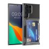 Kwmobile kártyatartós tok Samsung Galaxy S23 Ultra készülékhez, átlátszó, műanyag, KWM000021QO001C