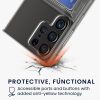 Kwmobile kártyatartós tok Samsung Galaxy S23 Ultra készülékhez, átlátszó, műanyag, KWM000021QO001C