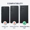 Kwmobile kártyatartós tok Samsung Galaxy S23 Ultra készülékhez, átlátszó, műanyag, KWM000021QO001C