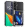 Kwmobile kártyatartós tok Samsung Galaxy S24 Plus készülékhez, átlátszó, műanyag, KWM000021QQ001C