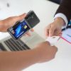Kwmobile kártyatartós tok Samsung Galaxy S24 Plus készülékhez, átlátszó, műanyag, KWM000021QQ001C