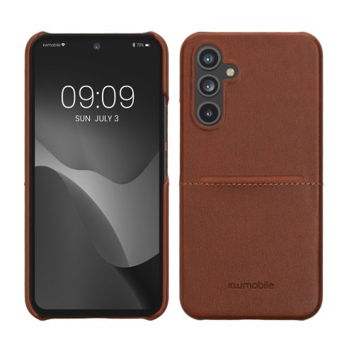 Kwmobile tok Samsung Galaxy A54 5G-hez, barna, öko-bőr, KWM000021QV001C