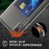 Kwmobile kártyatartós tok Apple iPhone XR-hez, átlátszó, polikarbonát, KWM000022RF001C