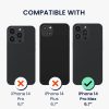 Kwmobile kártyatartós tok Apple iPhone 14 Pro Max készülékhez, átlátszó, polikarbonát, KWM000022RI001C