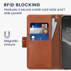 Kwmobile tok Apple iPhone 15 Pro készülékhez, világos rózsaszín/barna, textil/szilikon, KWM000022RL001C