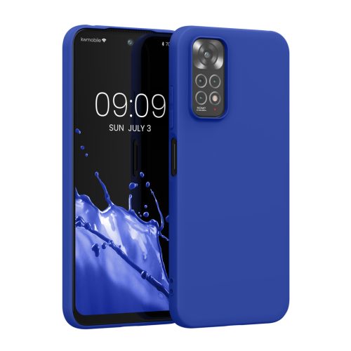 Kwmobile tok Xiaomi Redmi Note 11/Note 11s készülékhez, kék, szilikon, KWM0000150V057C