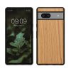 Kwmobile Google Pixel 7a tok, barna, fa/szilikon, KWM000019YJ003C