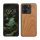 Kwmobile tok Xiaomi 13T/13T Pro készülékhez, barna, fa/szilikon, KWM000020IQ003C