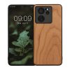 Kwmobile tok Xiaomi 13T/13T Pro készülékhez, barna, fa/szilikon, KWM000020IQ003C