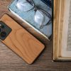 Kwmobile tok Xiaomi 13T/13T Pro készülékhez, barna, fa/szilikon, KWM000020IQ003C