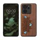 Kwmobile tok Xiaomi 13T/13T Pro készülékhez, barna, fa/szilikon, KWM000020IR004C