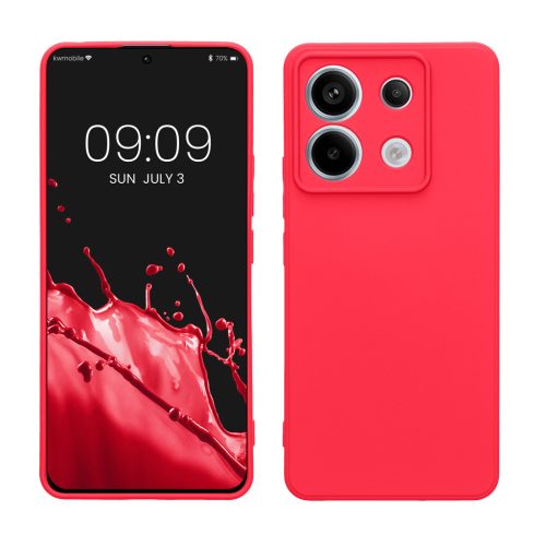 Kwmobile tok Xiaomi Redmi Note 13 Pro 5G-hez, rózsaszín, szilikon, KWM000020OA005C