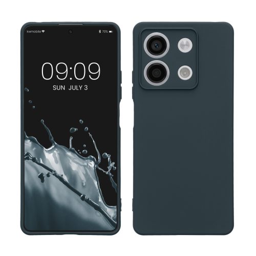 Kwmobile tok Xiaomi Redmi Note 13-hoz, sötétzöld, szilikon, KWM000020OB002C