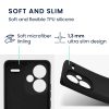 Kwmobile tok Xiaomi Redmi Note 13 Pro Plus 5G-hez, fekete, szilikon, KWM000020OC001C