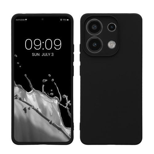 Kwmobile tok Xiaomi Redmi Note 13-hoz, fekete, szilikon, KWM000020OD001C