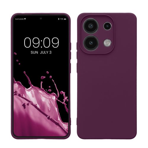 Kwmobile tok Xiaomi Redmi Note 13-hoz, lila, szilikon, KWM000020OD003C