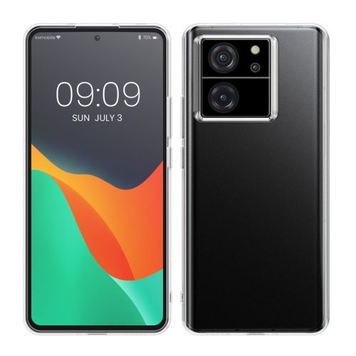 Kwmobile tok Xiaomi 13T/13T Pro készülékhez, átlátszó, szilikon, KWM000020OE001C