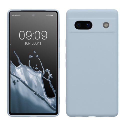 Kwmobile Google Pixel 7a tok, világoskék, szilikon, KWM000019YF021C