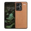 Kwmobile tok Xiaomi Redmi Note 13 Pro Plus 5G-hez, világosbarna, fa/szilikon, KWM000020KP002C