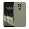 Kwmobile tok Xiaomi Redmi Note 9-hez, világoszöld, szilikon, KWM000011FI018C