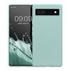 Kwmobile Google Pixel 6a tok, világoszöld, szilikon, KWM000015OO017C